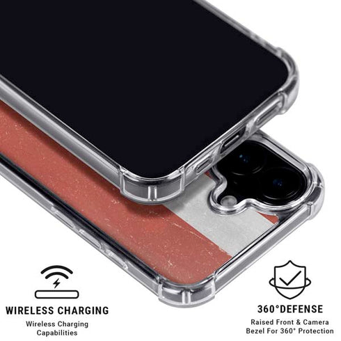 Latvia Flag Distressed iPhone 16 Plus MagSafe Case